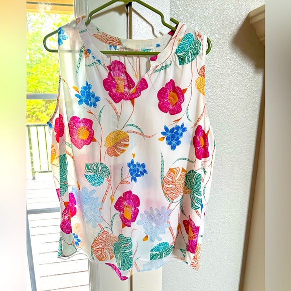 Violet + Claire Tops - BOGO Colorful Sleeveless Blouse With Hook and Eye Closure